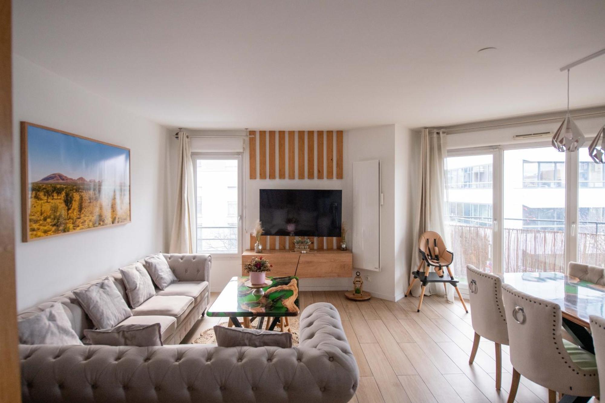 Apartament Elise De Roche Equipe Balcon Parking Rer B Le Bourget Zewnętrze zdjęcie