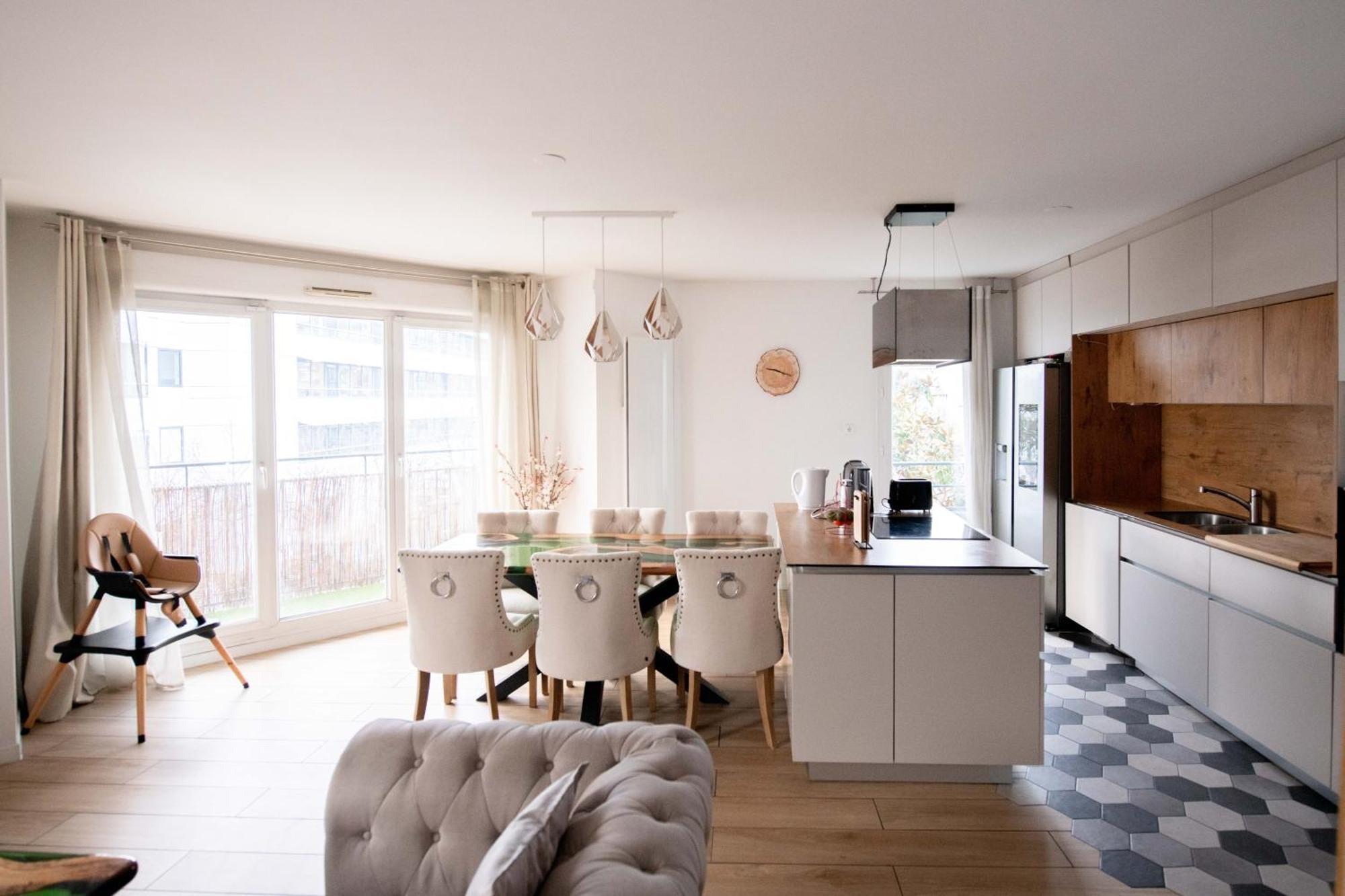 Apartament Elise De Roche Equipe Balcon Parking Rer B Le Bourget Zewnętrze zdjęcie